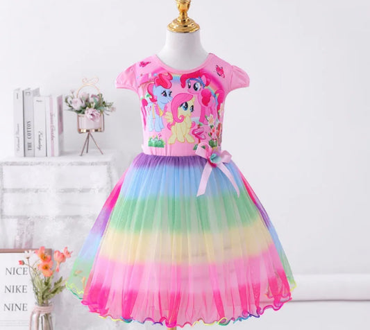 My Little Pony Rainbow Tulle Dress
