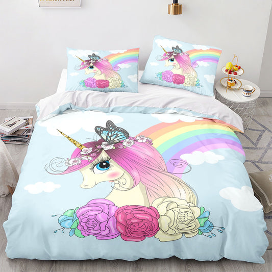 Butterfly Unicorn bedding