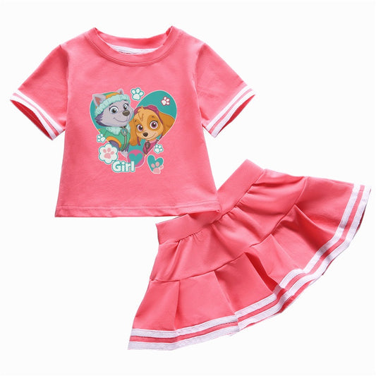 Paw Patrol Skye & Everest 2-piece Summer Skirt Set