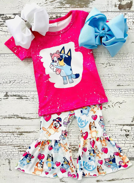 Bluey Girls 2-piece Summer set