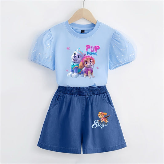 Paw Patrol Skye & Everest 2-piece Summer Short Set