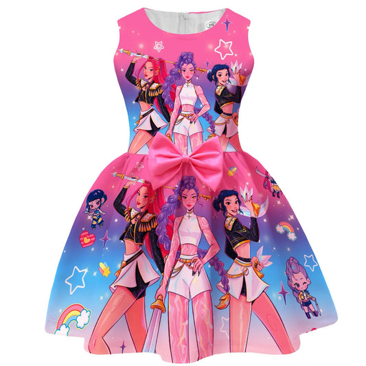 K-Pop Huntrix Bow Character Dress