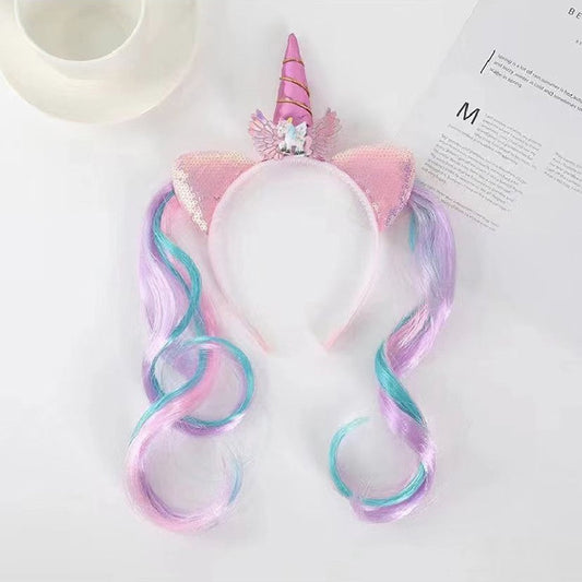 Unicorn headband and hair accessory