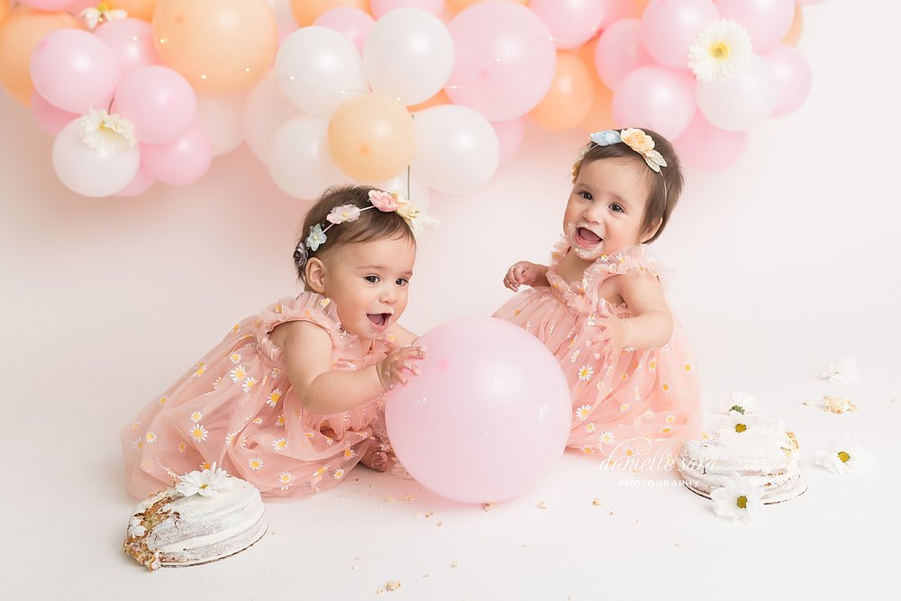 Dusty Pink Daisy Dress 100091