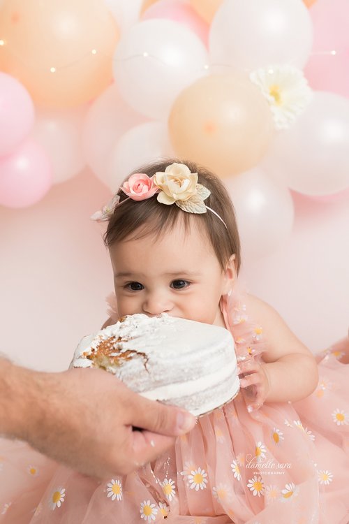 Dusty Pink Daisy Dress 100091