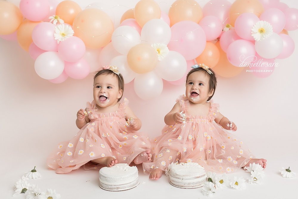 Dusty Pink Daisy Dress 100091