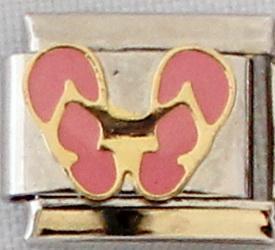 pink sandals 9mm Charm-Charmed Jewellery