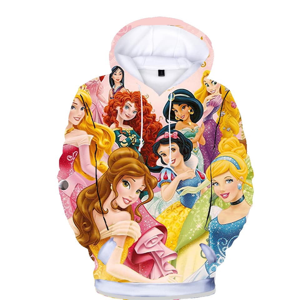 Princess Printed 3D Hoodie