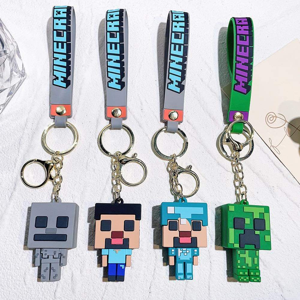 Minecraft keyring