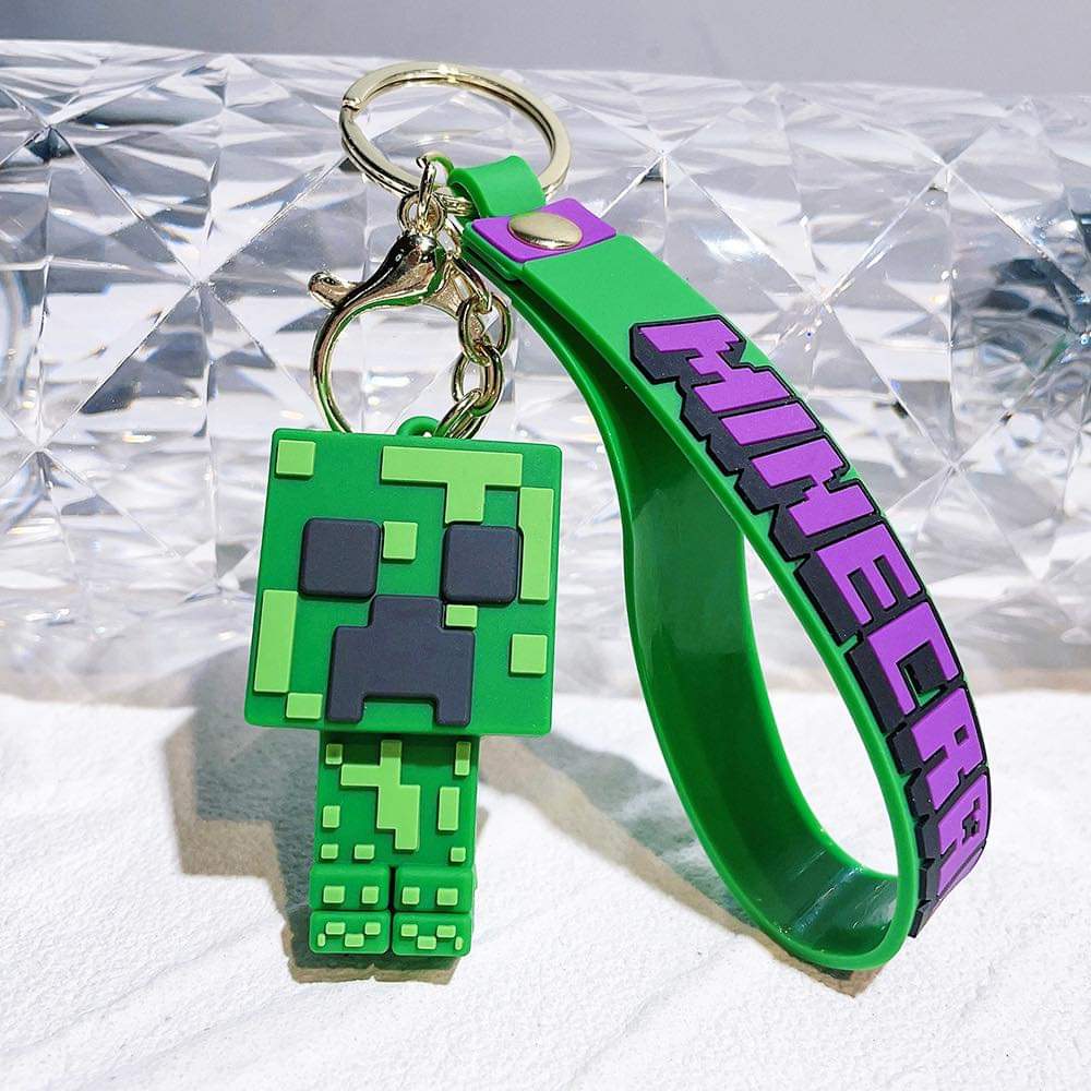 Minecraft keyring