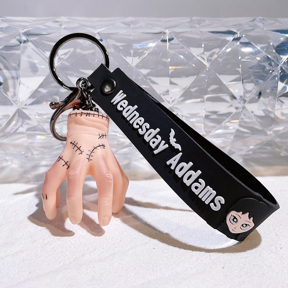 Wednesday keyring (4-options)