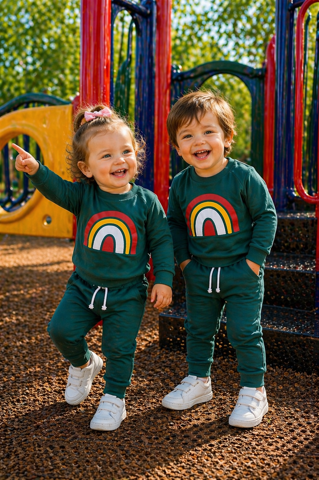 Turquoise Rainbow Tracksuit Gender Neutral #200017