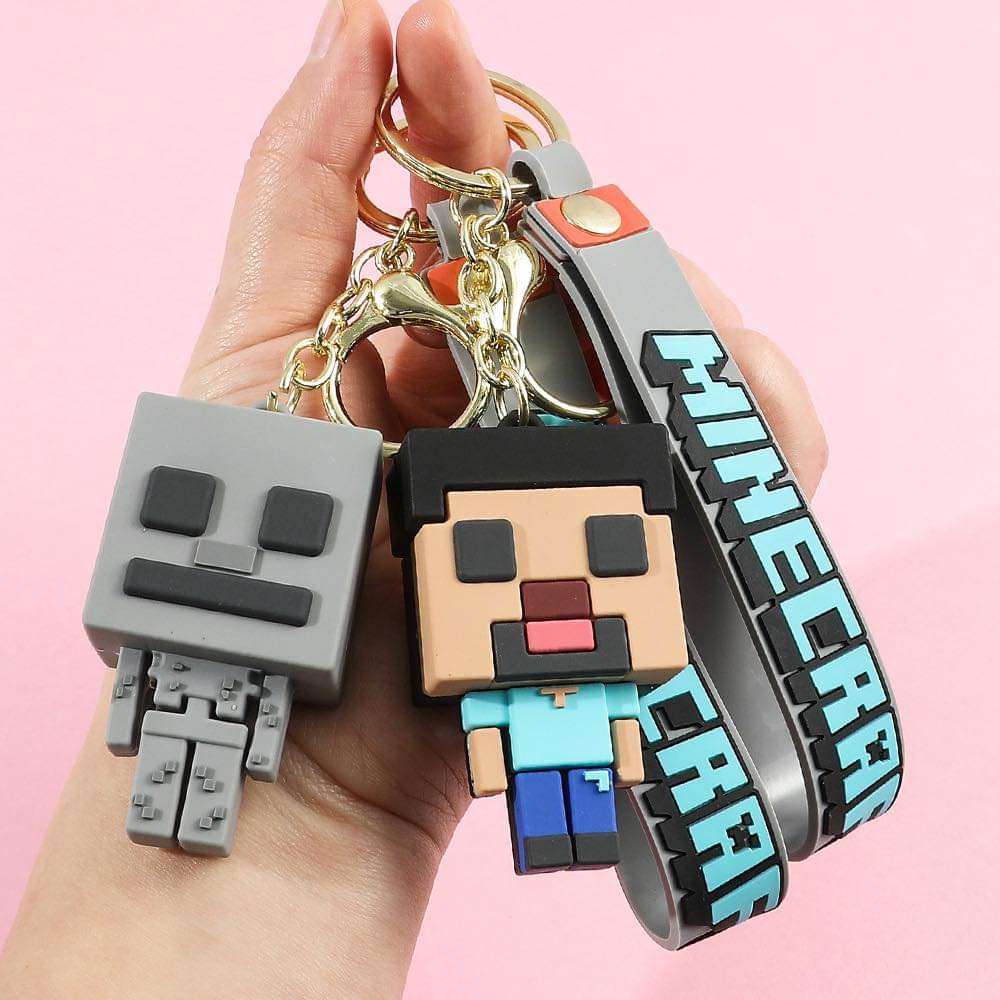 Minecraft keyring