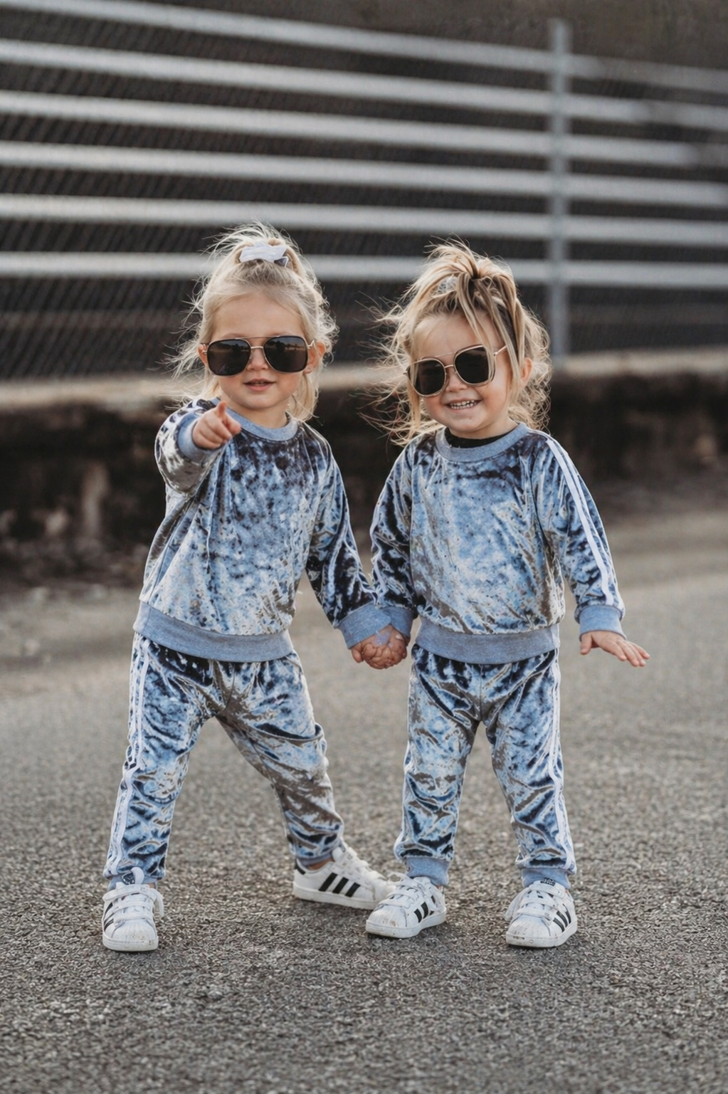 Gray Velvet Tracksuit #1000339