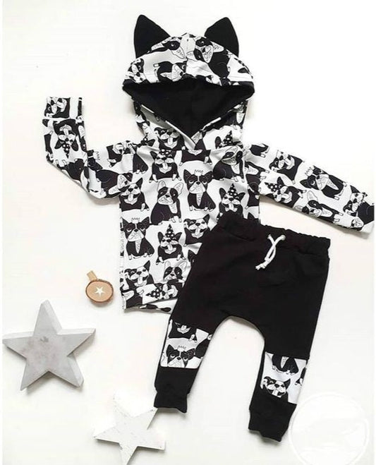 Pug Hooded Tracksuit and Matching Pants 200015