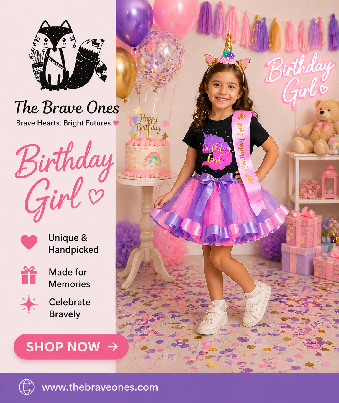 4PSC Unicorn Birthday Outfit #1000331