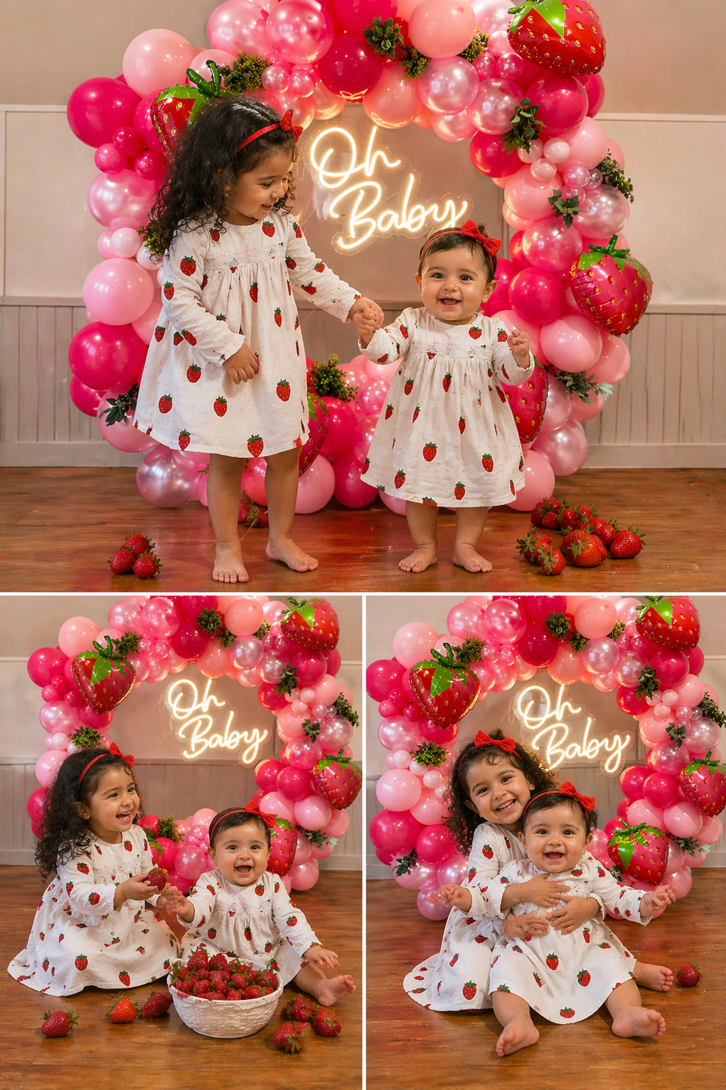 Strawberry Balloon Set 102PCS #500067