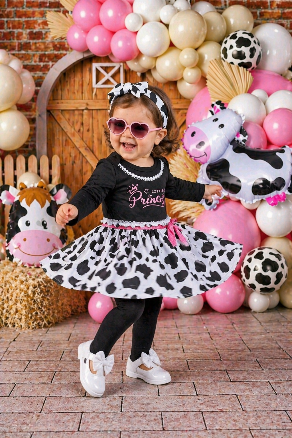 Little Princess Romper Dress with Headband #100072