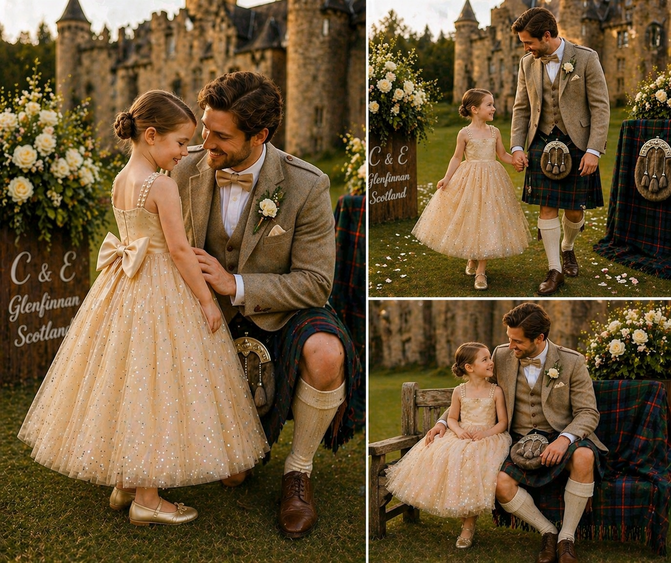 Champagne Pearl Special Occasions Dress #1000974
