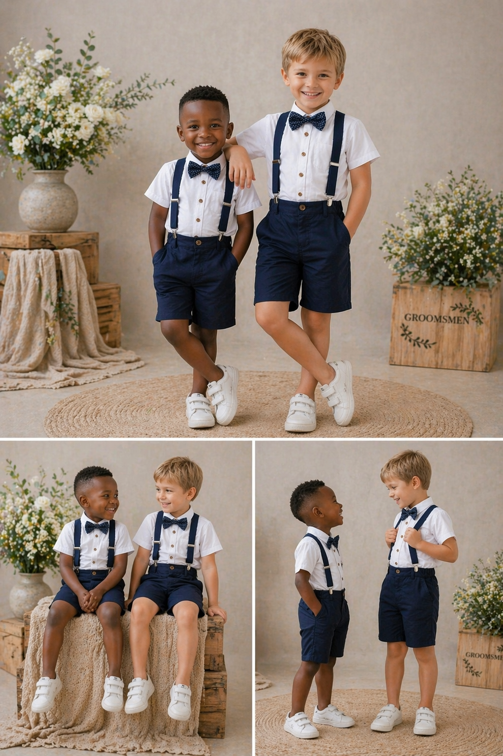 Navy Special Occasions Dress with Big Bow (Clip on) #1001146