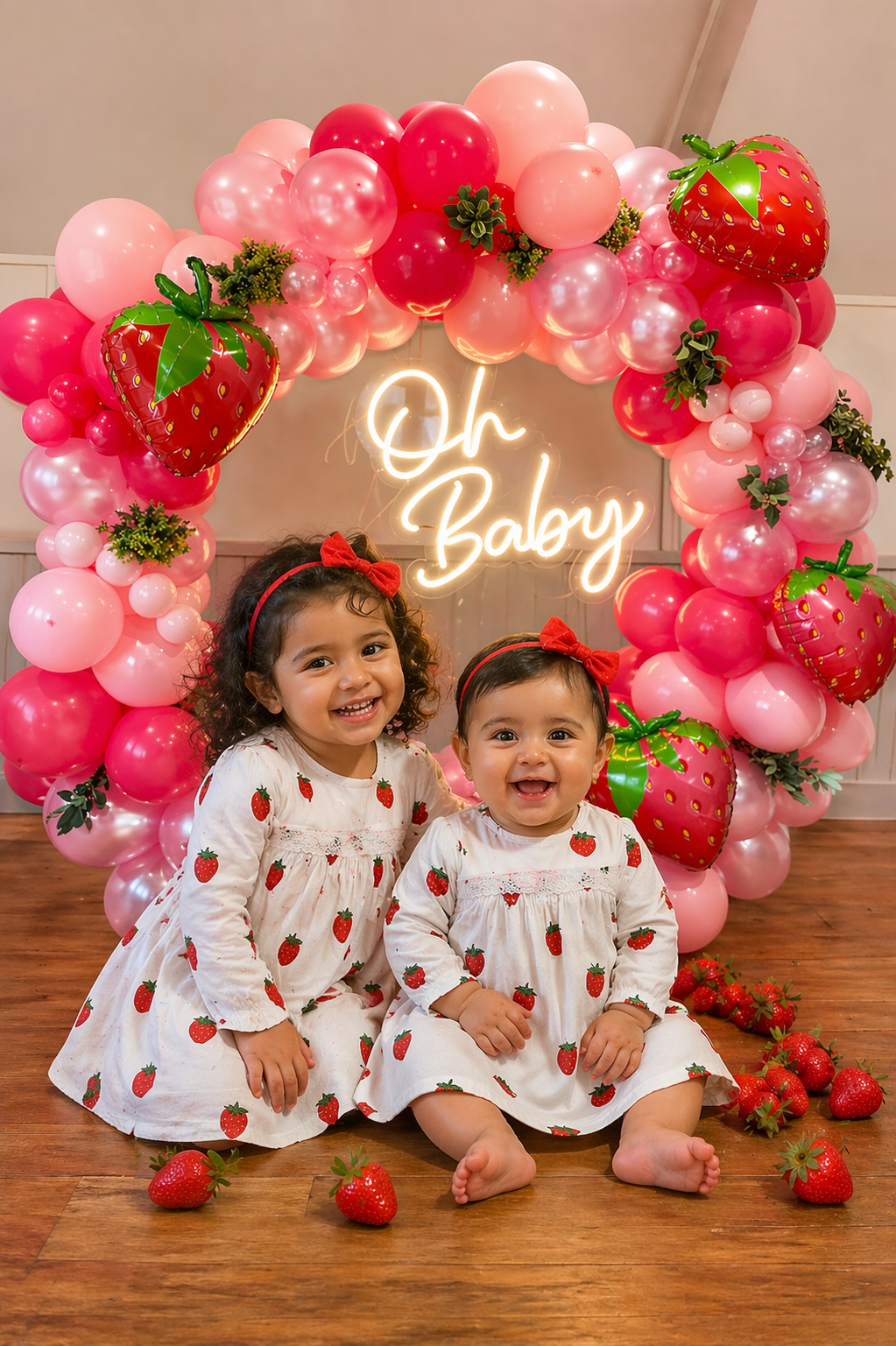 Strawberry Balloon Set 102PCS #500067