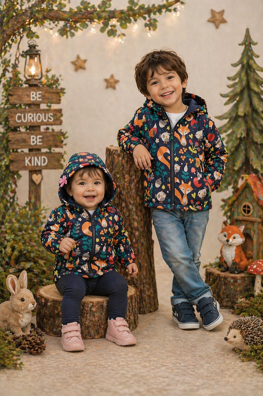 Fox Hooded Windbreaker #1000203