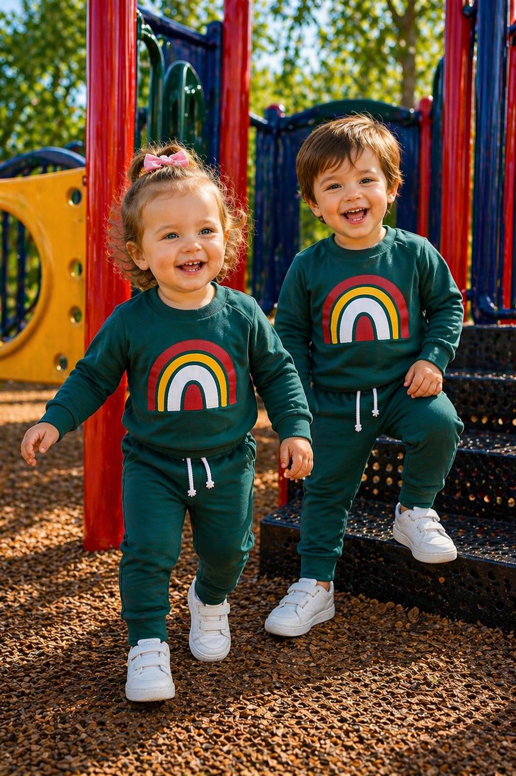 Turquoise Rainbow Tracksuit Gender Neutral #200017