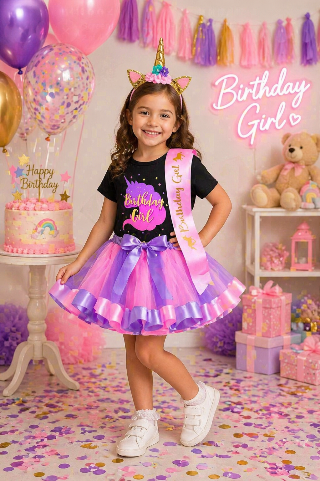 4PSC Unicorn Birthday Outfit #1000331