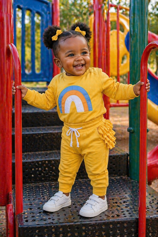 Yellow Rainbow Tracksuit #1000129