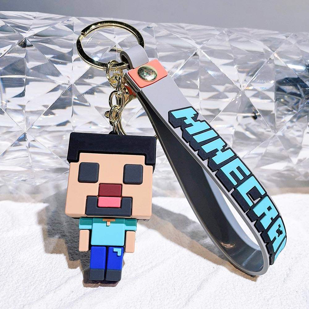 Minecraft keyring