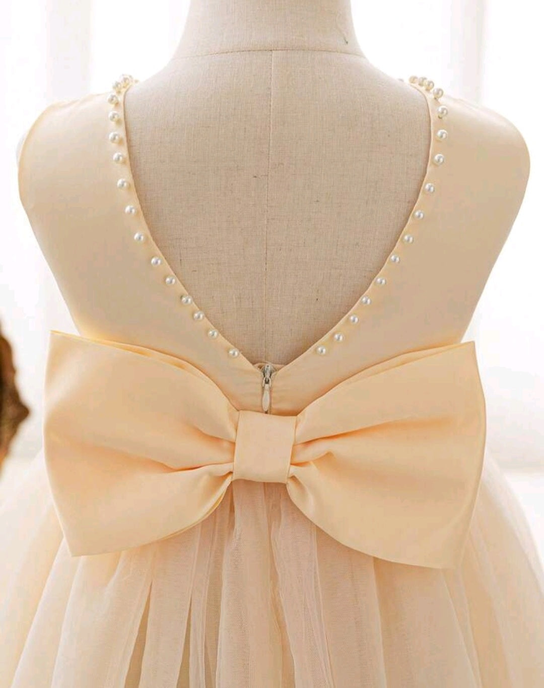 Cream Special Occasions Dress Ball Gown #100081