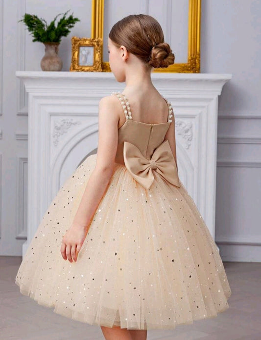 Champagne Pearl Special Occasions Dress 