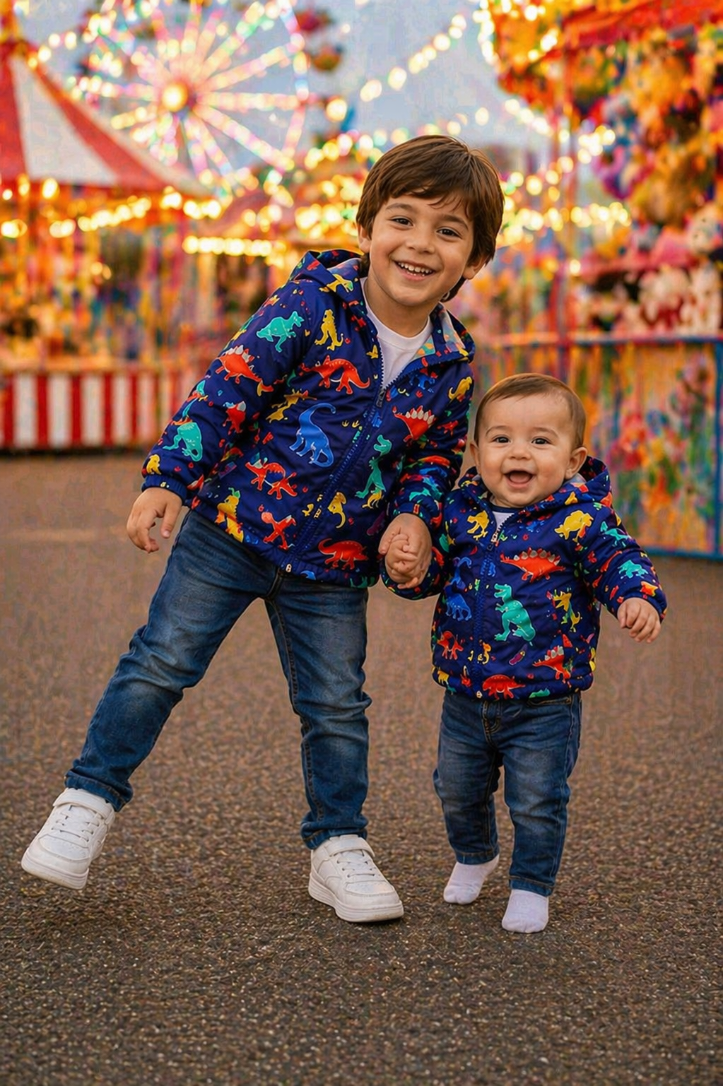 Dinosaur Windbreaker Navy #2000361