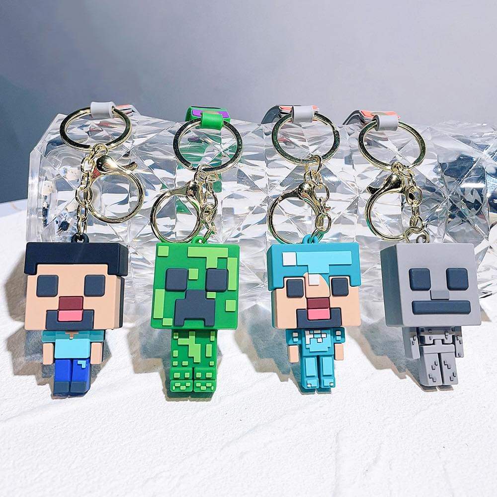 Minecraft keyring