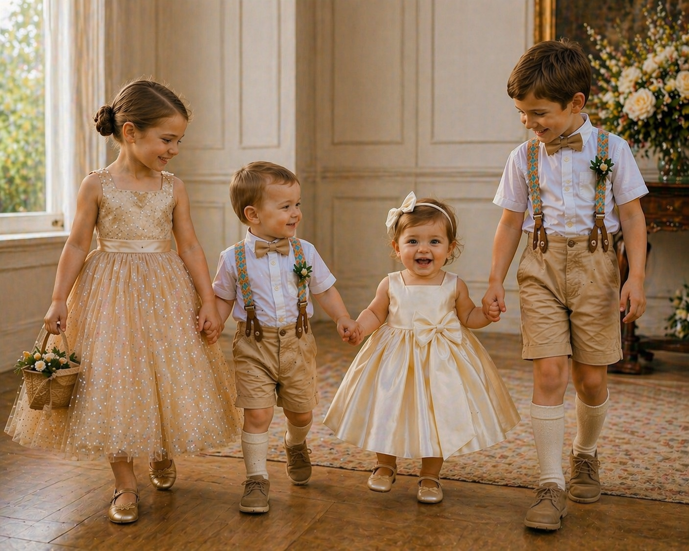 Cream Special Occasions Dress with Big Bow (Clip on) #1001149