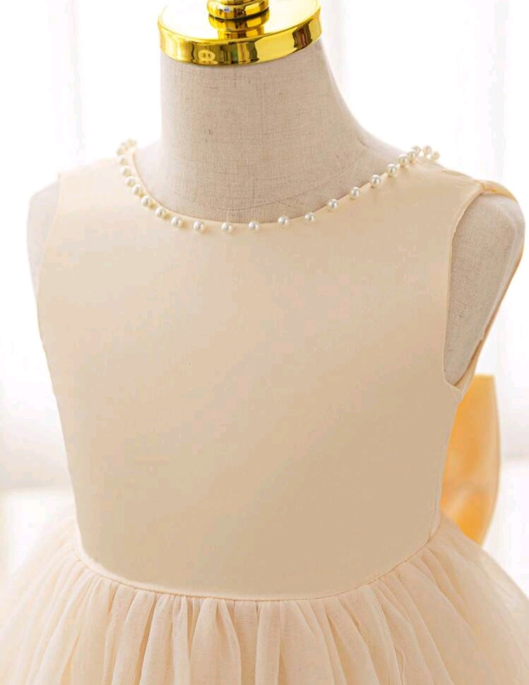 Cream Special Occasions Dress Ball Gown #100081