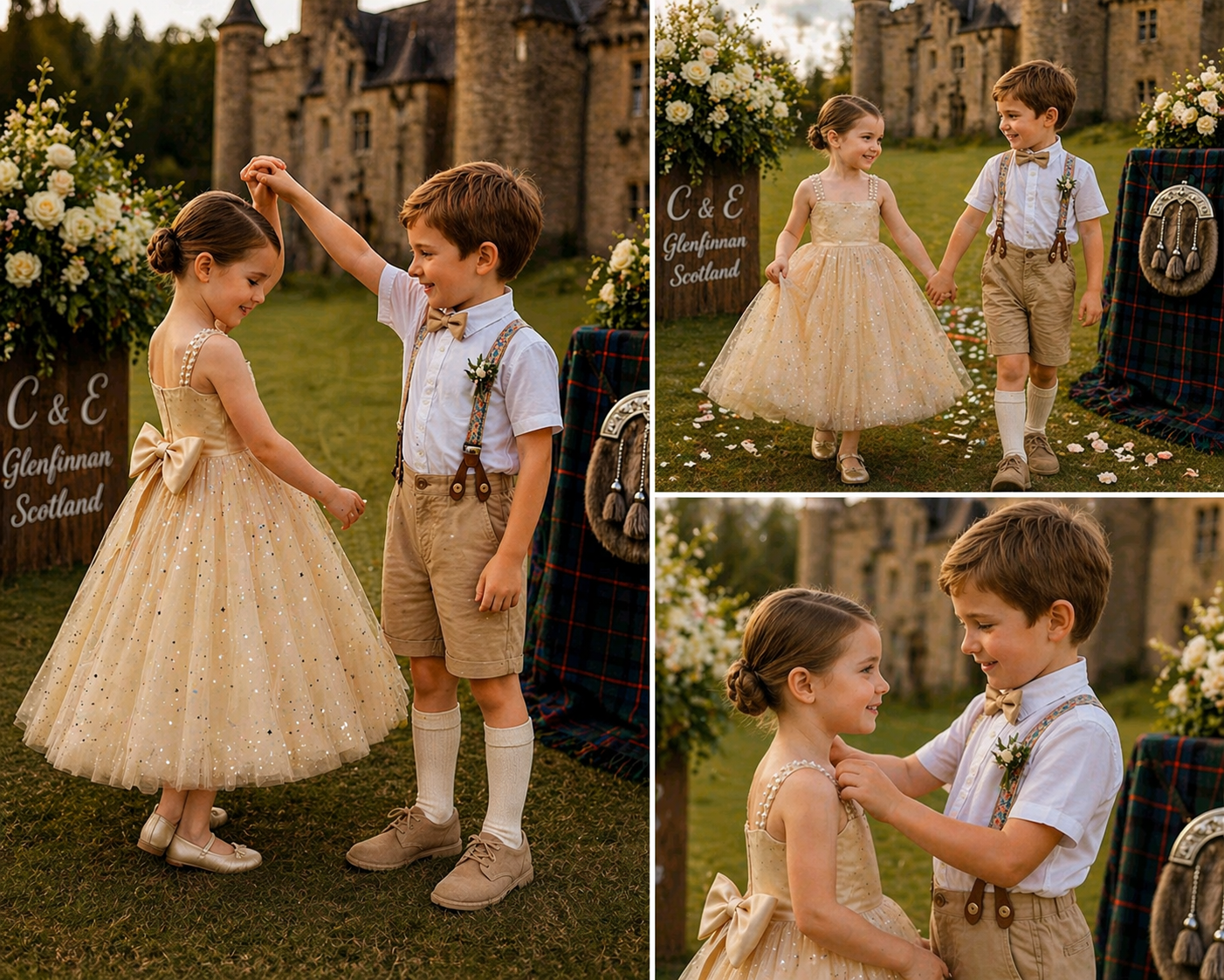 Champagne Pearl Special Occasions Dress #1000974