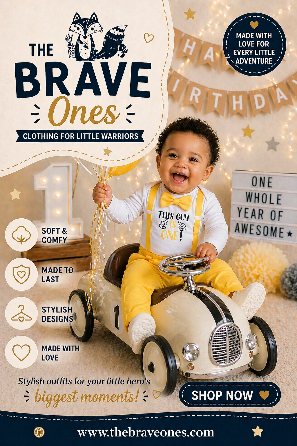 This Guy Is One Birthday Outfit Yellow #2000326