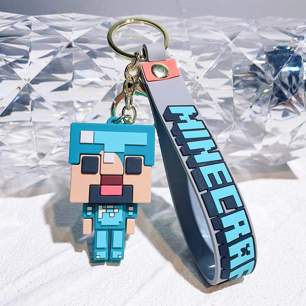 Minecraft keyring