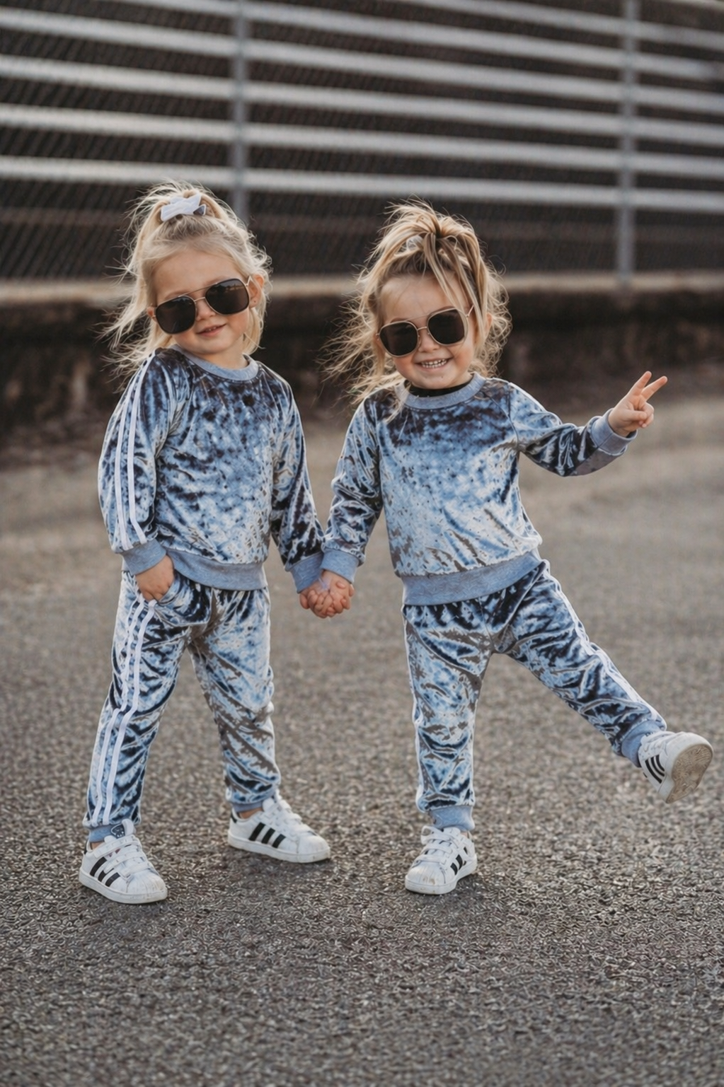 Gray Velvet Tracksuit #1000339