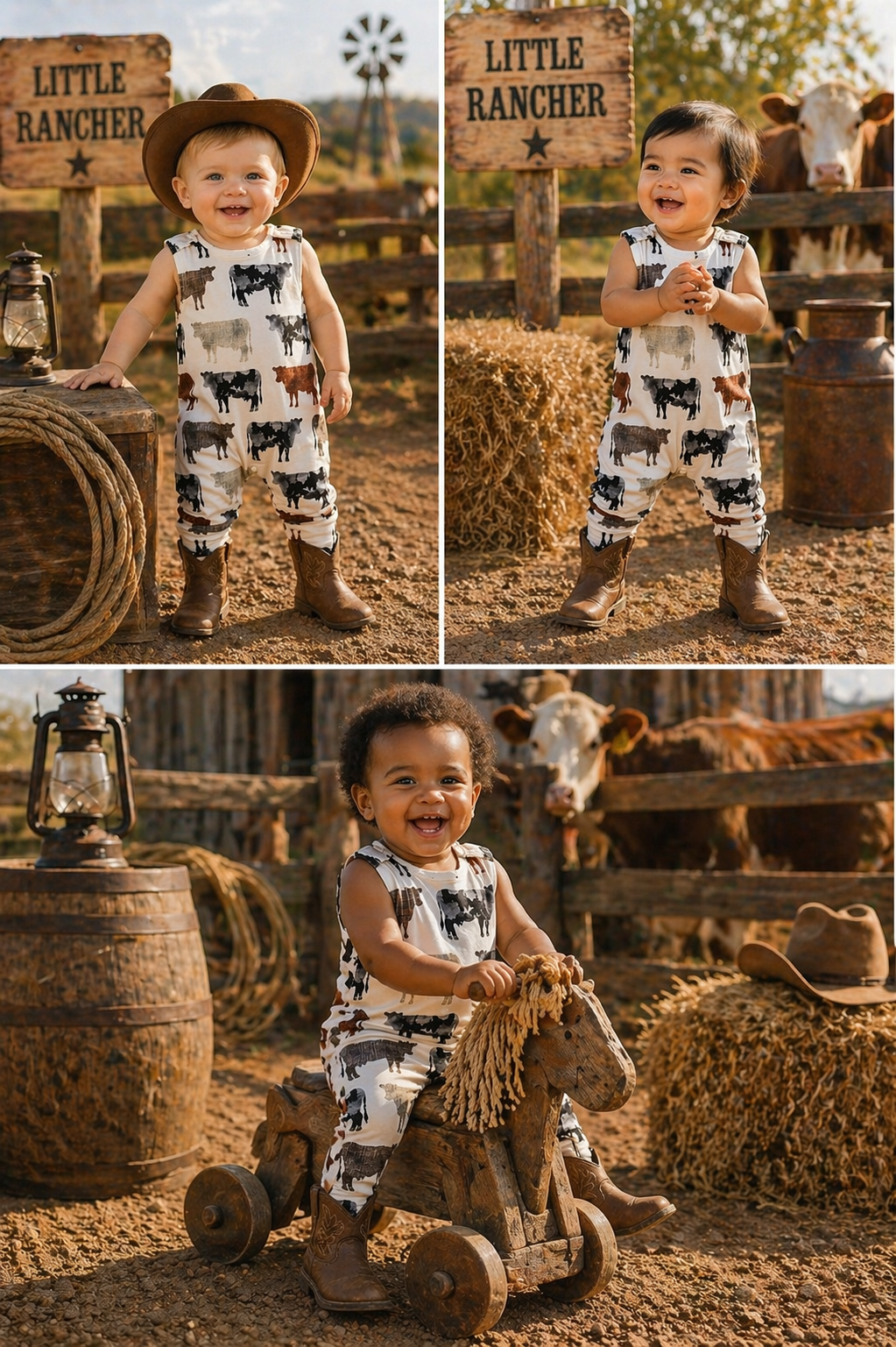 Ranch Life, Cow Jumpsuit #2000355