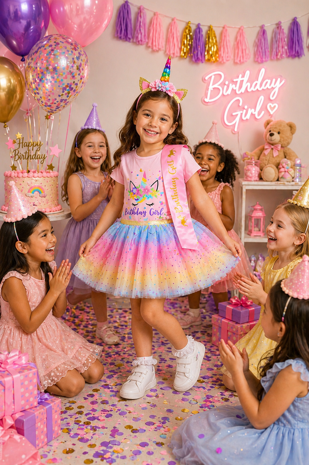 4PSC Happy Birthday Outfit Unicorn #1000198