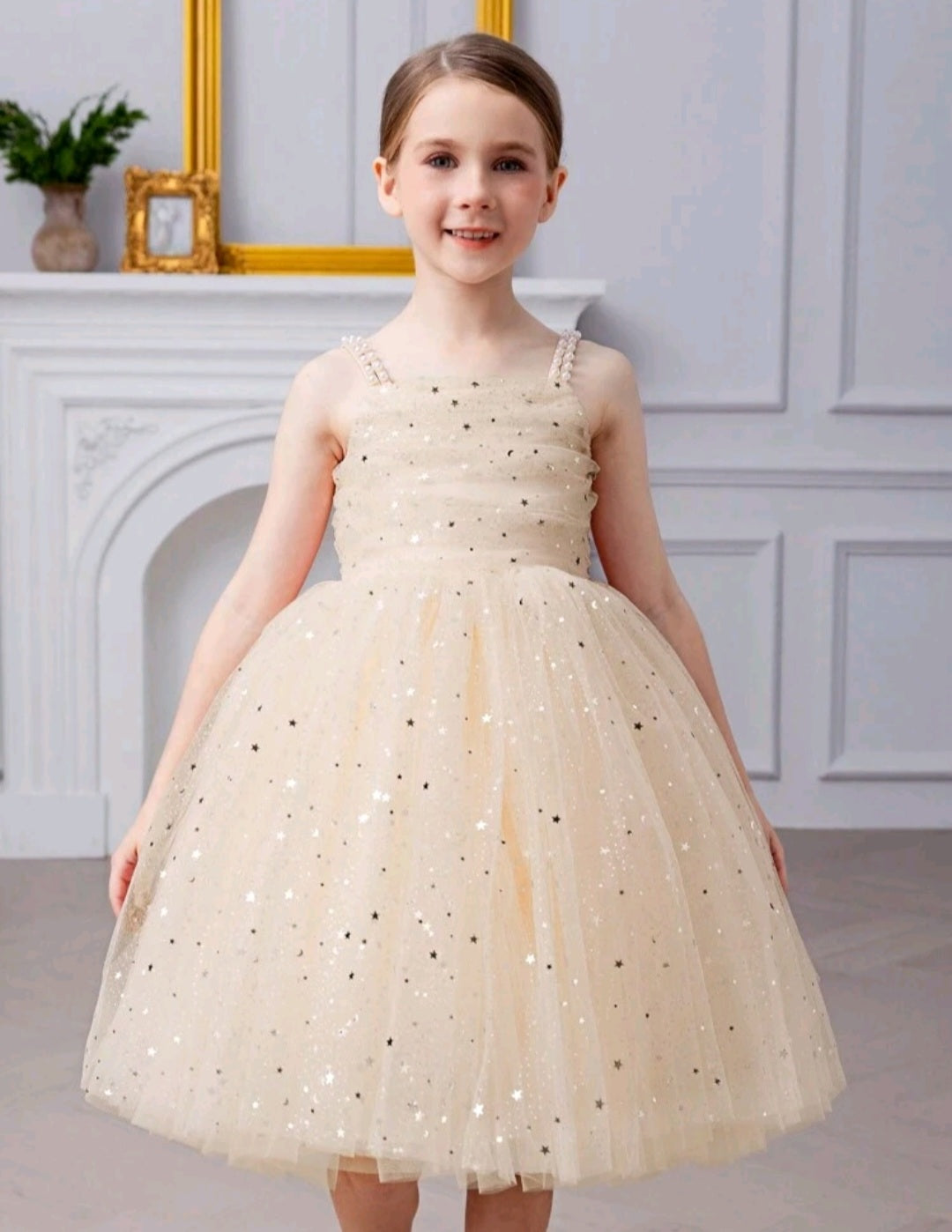 Champagne Pearl Special Occasions Dress 1000974