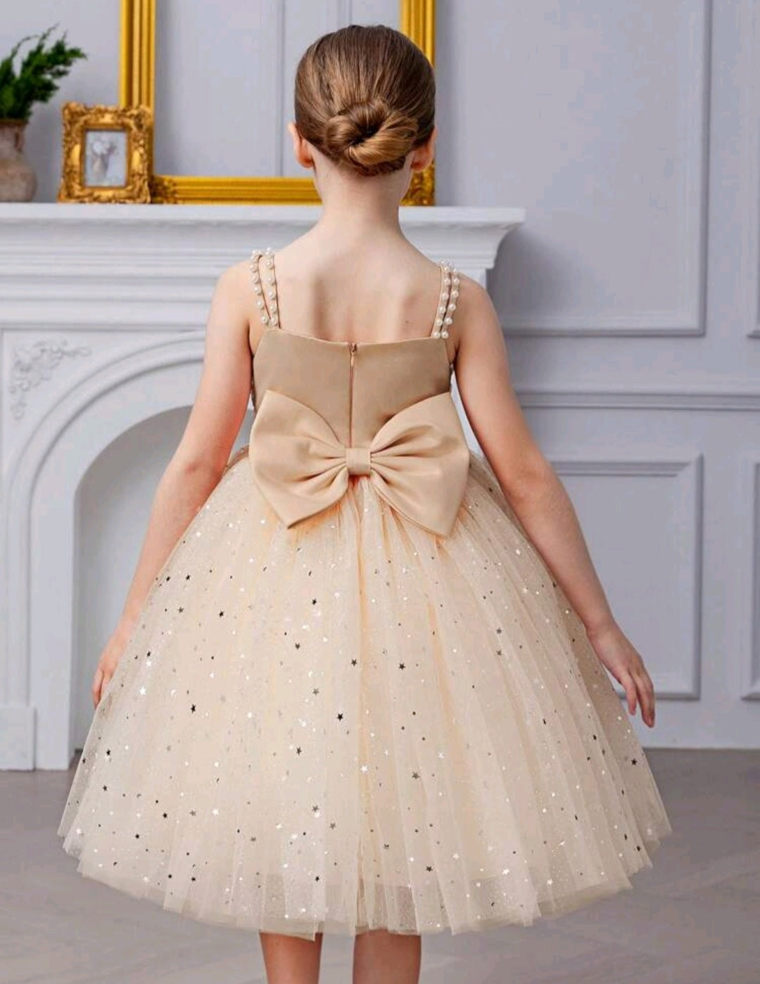 Champagne Pearl Special Occasions Dress