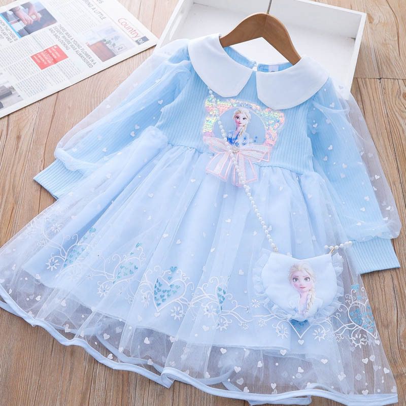 Frozen long outlet sleeve dress