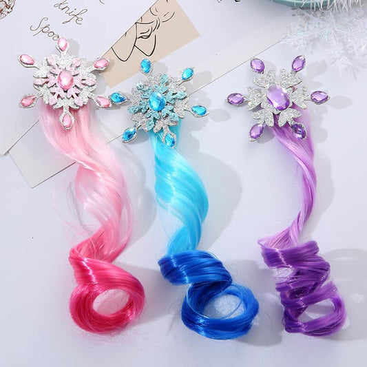 Frozen snowflake hair accessory