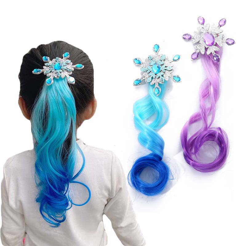 Frozen snowflake hair accessory