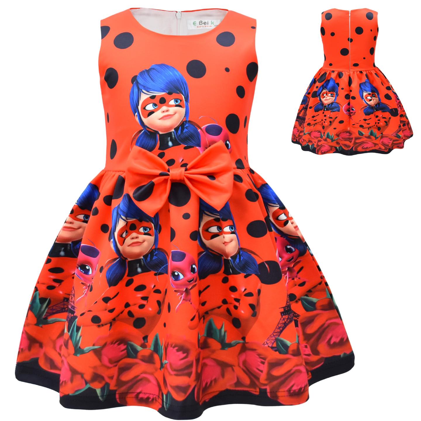 Ladybug bow Character dress