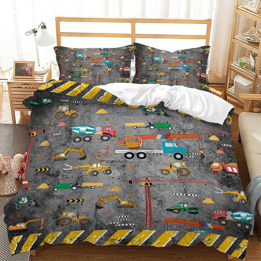 Constructions vehicles bedding