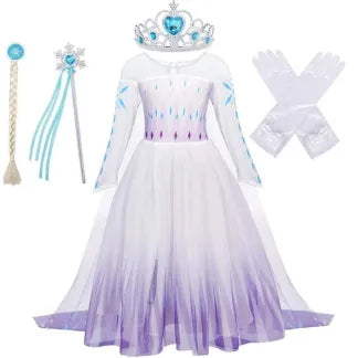 Frozen dress with accessories